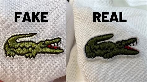 lacoste authentic vs fake bag|lacoste logo counterfeit.